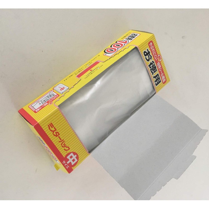 Mr Pack Kitchen Plastic Bags, Pop-Up Type, Transparent, Width 9.8