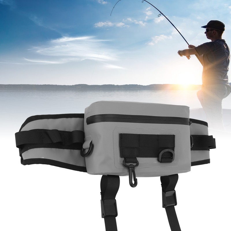 Fishing Fanny Pack Fishing Rod Holder Fishing Tackle Bag with