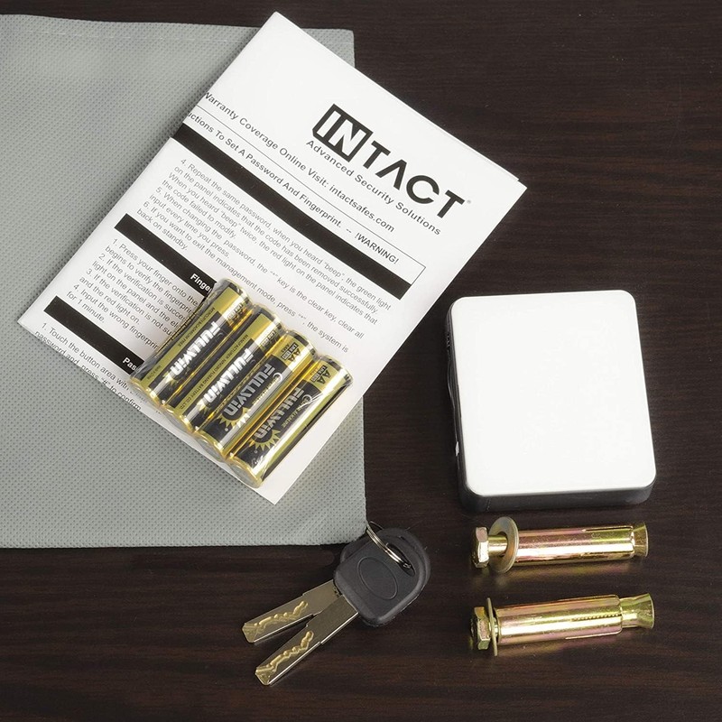 Intact Large Quick Access Biometric Fingerprint Safe With Nex-Gen Full