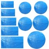 Paddling Pool Cover, 221x150CM Solar Pool Cover, Ground Swimming Pool