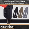 Tegris Drop Swivel Attachment for Thigh Strap Holsters - (Black)
