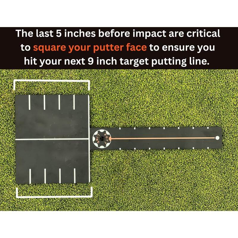 Putt Line One Putt Ruler - Golf Putting Alignment Training