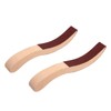 1 Pair Piano Hammerhead Sanding Plate S Shape Solid Wood