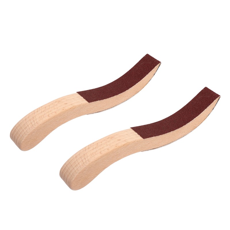 1 Pair Piano Hammerhead Sanding Plate S Shape Solid Wood