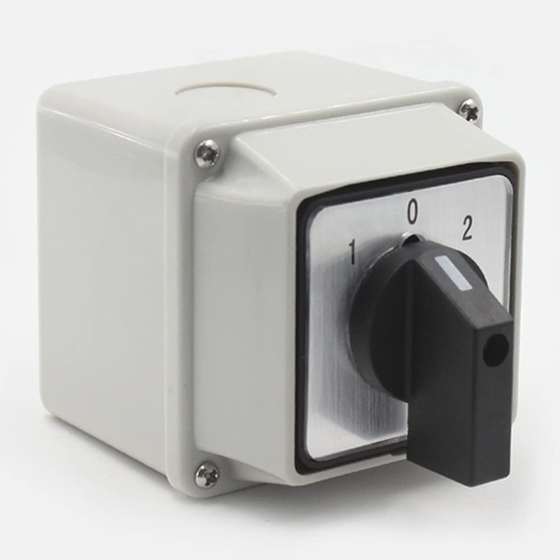 Closed Toggle Switch, 20 A, 3 Positions, 12 Terminals, 380
