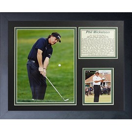 Legends Never Die "Phil Mickelson Open Framed Photo Collage, 11 x 14-Inch (12956U)
