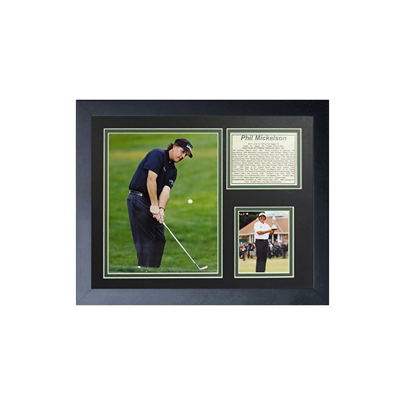 Legends Never Die "Phil Mickelson Open Framed Photo Collage, 11