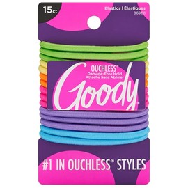 Goody WoMens Ouchless elásticos, Neón, 15 unidades