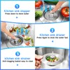 ULIOLI 3 in 1 Kitchen Sink Drain Strainer Sink Stopper,
