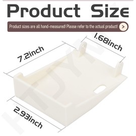 2198633 826485 Flipper Emitter Cover, Compatible with Variety Brands Refrigerator, Replace 2198633, 826485, WP2198633, AP6006176, PS11739242, EAP11739242