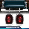 PIT66 Tail Lights Red Rear Light Lamp Assembly Right Left