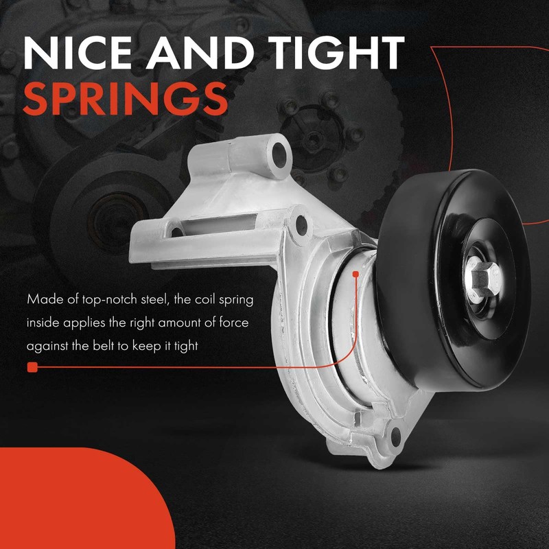 A-Premium Belt Tensioner Assembly with Pulley Compatible with Lexus LS400