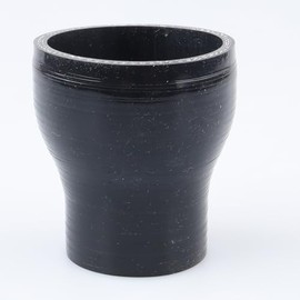 AC PERFORMANCE AC PERFORMANCE ID 2.5" to 1-5/8" (63mm to 41mm) Silicone Hose Straight Reducer 3-Ply Reinforced Black, 3" Length