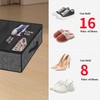 Onlyeasy Sturdy Under Bed Shoe Storage Solution Organizer For Closet