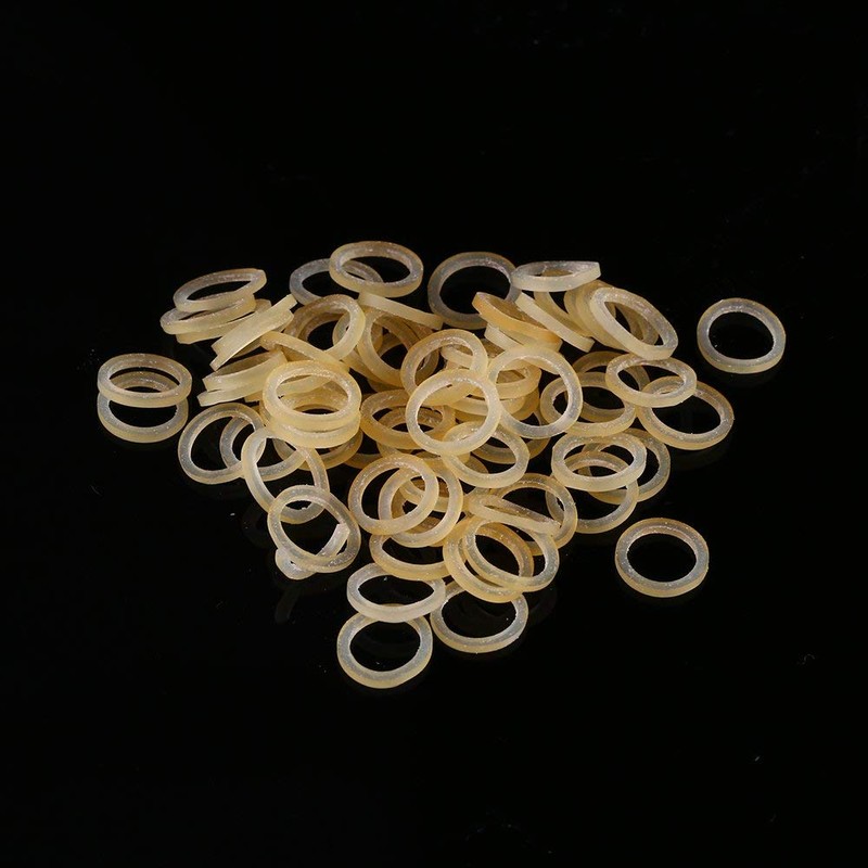 Angzhili 1 Pack(100pcs) Dental Orthodontic Elastic Rubber Bands Disposable Orthodontic