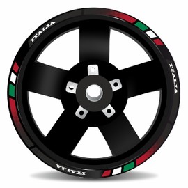 Tankpad 12 Inch Wheel Rim Sticker Set Suitable for Vespa GTS 125 + GTS Super 125 X710127