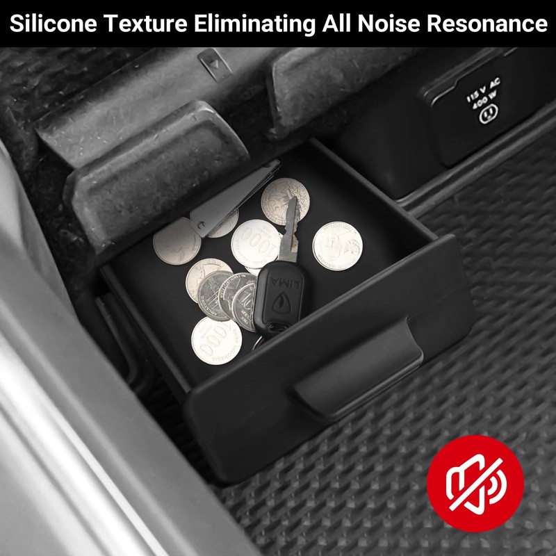 Center Console Storage Drawer Compatible with Dodge 2019-2026 RAM 1500