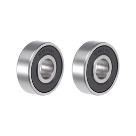 sourcing map 605-608 Ball Bearing Deep Groove Ball Bearing ABEC-3 Bearing 608-2RS Pack of 2