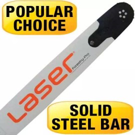Laser Forestry Pro Bar 20" Chainsaw Professional Bar 3/8 x .058 x 72 drive links Fits Husqvarna Saws