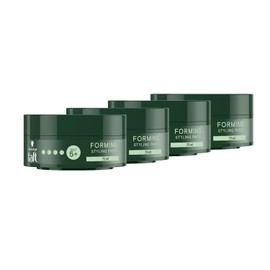 Schwarzkopf TAFT Paste Forming (4 x 75 ml), Hair Styling Paste for Unfinished Looks, Gentle on Hair and Scalp, Vegan, Styling