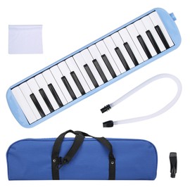 Melodica 32 Key ABS Wind Black and White Keyboard Instrument for Beginner Music Training Kit