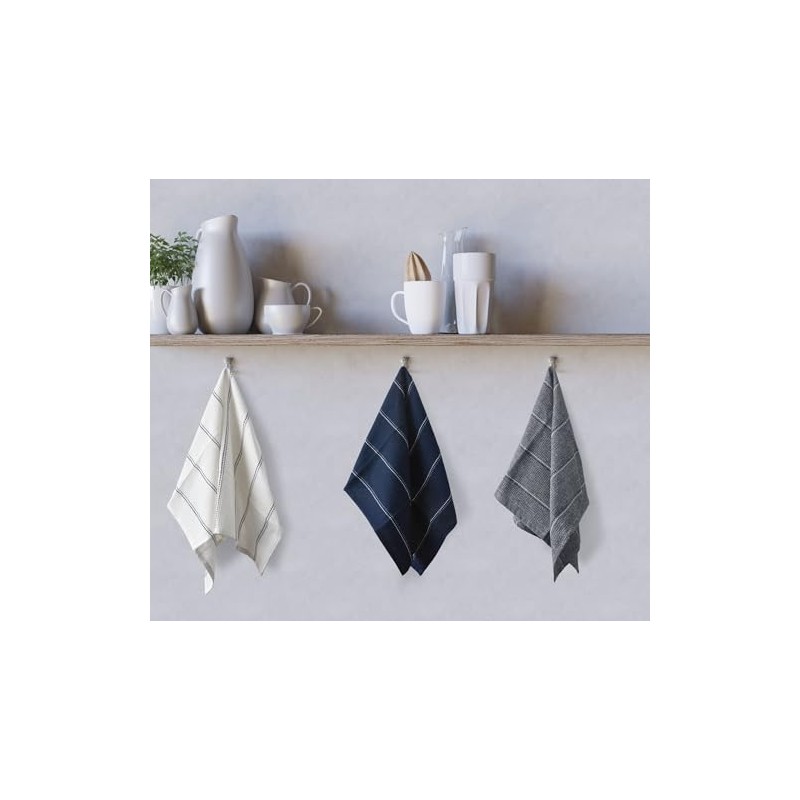 Emma Barclay Utopia 3 Pack Waffle Kitchen Tea Towel Set