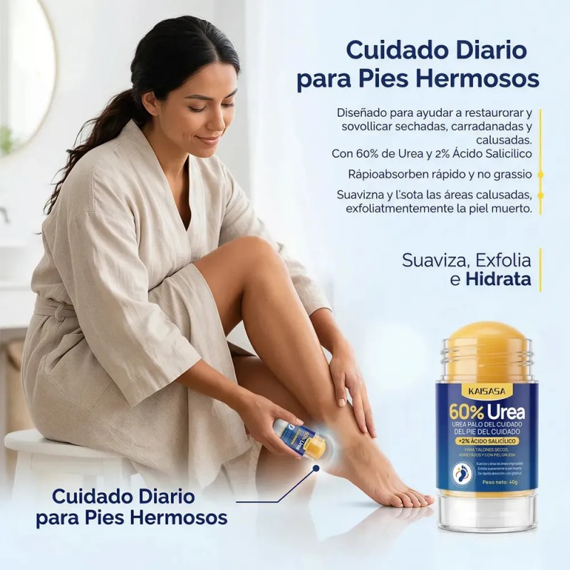 KAISASA Crema de urea al 60 %. Barra para el