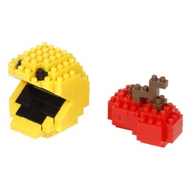 KAWADA nanoblock - Pac-Man - Pac-Man & Cherry, Juego de construcción de la Serie de Personajes