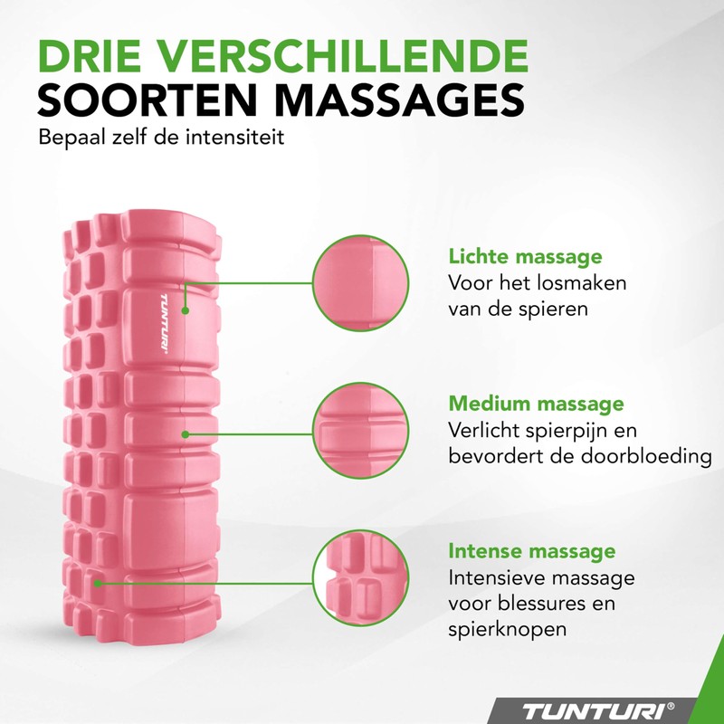 Tunturi Yoga Grid Foam Roller - Back Spine Roller -