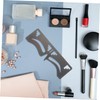 LALAFINA 2sets Brow Shaping Stencils Template Eyebrow Makeup Tools Ruler