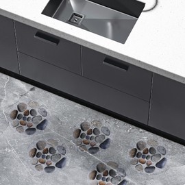 Healeved 12 Sheets Non-Slip Bathtub Stickers Safety Bathtub Stone Stickers Nonslip Tub Stickers Decals Non Slip Bathtub Stickers