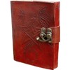 OVERDOSE Star Dragon Journal Notebook Handmade Leather Journal Travel Diary