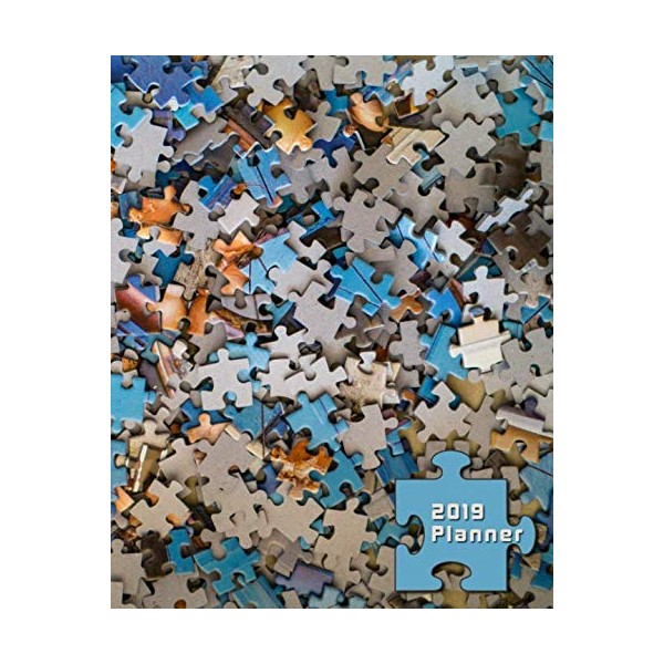 2019 Planner: January - December with Weekly, Monthly, & Yearly