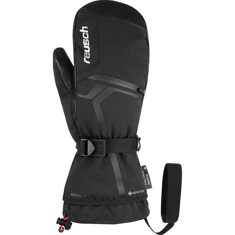 Reusch Unisex Mittens Down Spirit Gore-Tex Mittens 7702 Black/Silver 8