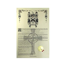 Diggs Coat of Arms, Family Crest and Name History - Celebration Scroll 11x17 Portrait - England Origin