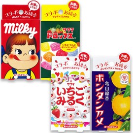 Kameyama Collaboration Incense Incense Sticks Assorted Set (Strawberry Milky, Bontan Ame, Sakuma Drops), Each Approx. 1.1 oz (30 g)