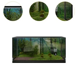 Fenteer 1/64 Car Scene Model, Country Road Scene,Car Garage Diorama,Car Display Parking Scenery,for Diecast Car,Action Figures