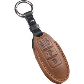 smasol Delica Mini Aura Key Cover, Serena, Key Case, Notebook, Key Cover, Lukes, KICKS, Nissan, Mitsubishi, Smart Key Case, Genuine Leather Key Case, Serena, Late C27, Smart Key Cover, Brown 1