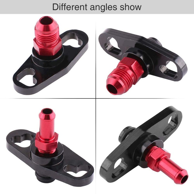 Keenso Fuel Distributor Pressure Regulator Aluminium Alloy Adapter Fuel Valves