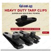 12 Pack - Tarp Clips Heavy Duty Lock Grip -