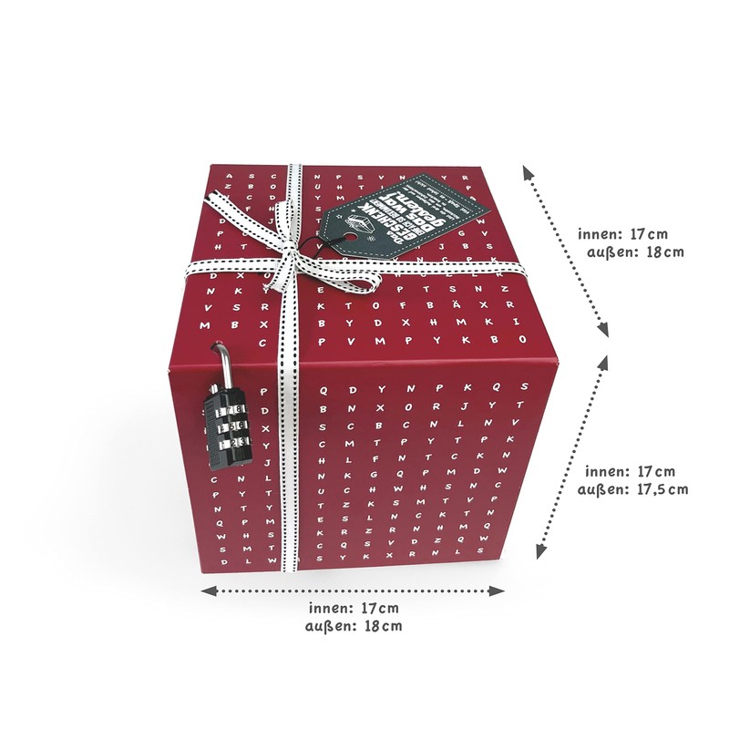 SURPRISA Puzzle Box, Money Gift Packaging, Vouchers for Birthday or