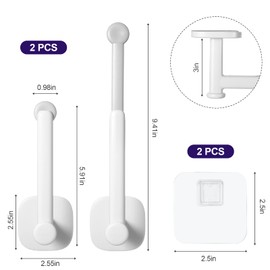 Adhesive Scrunchie Holder DIY Hair Accessories Organizer Wall Hooks Waterproof Scrunchy Storage Stick Scrunchies Holder Organizer Headband Hairband Hair Ties Holder (Stretchable Style, Beige)