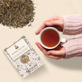 Napiers Winter Spice Herbal Tea Blend | Loose Leaf Tea | A Warming Comfort for Colder Months | 100g