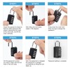 2 Pack Combination Locks, Cabinet Locks, Outdoor Travel Combination Locks,