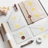 Lesnala 1000Pcs Gold foil Snowflake Stickers roll Snowflake Christmas Sticker