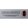 Buildingsigns.com In A Fire Close All Doors Behind You Sign,