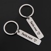 Gzrlyf Twins Keychain Set - One and Two Keychain for