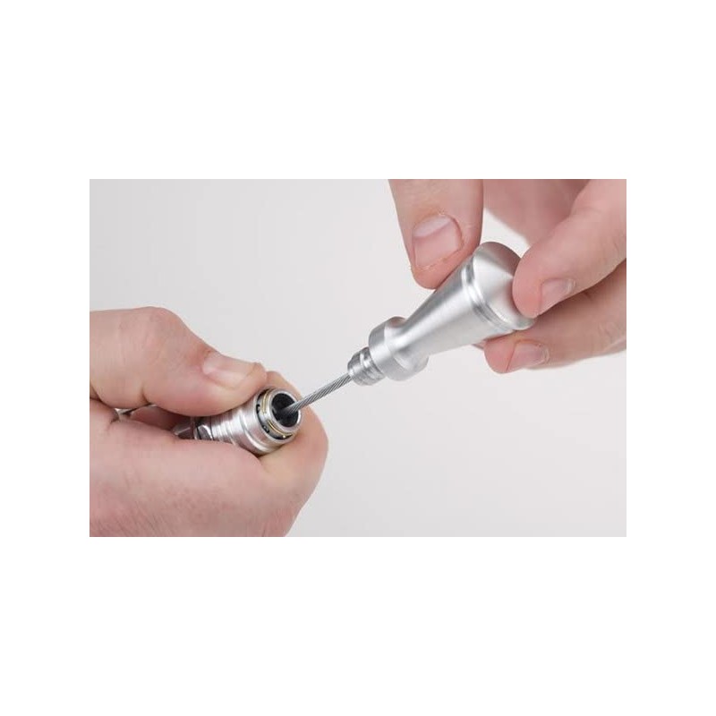 Lokar 1220024 Anchor-Tight Brite Flexible Engine Dipstick with Lock for