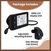 Lausixy S866 Electric Bicycle Display, 24V 36V 48V Ebike LCD