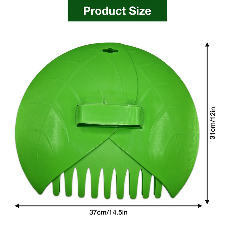 Large Leaf Rake & Hay Collector Leaf Grabber Set |